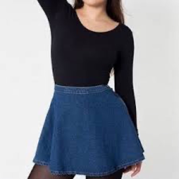 Denim American Apparel Circle Skirt - Picture 6 of 6